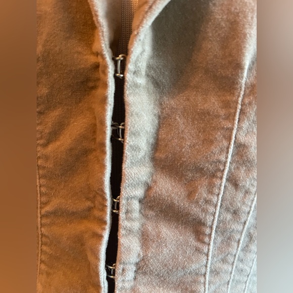 Vintage Y2K Cotton Velvet Fitted F.A.N.G Blazer Jacket Sz XL Lined Satin - Picture 7 of 16